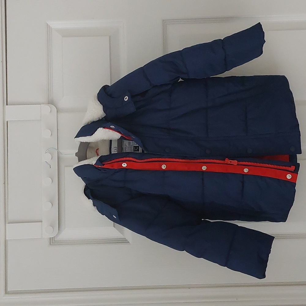 Gap blue jacket.  Cold control max.